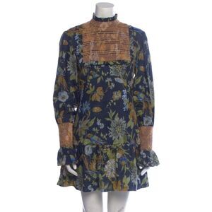 Sir long sleeve print dress